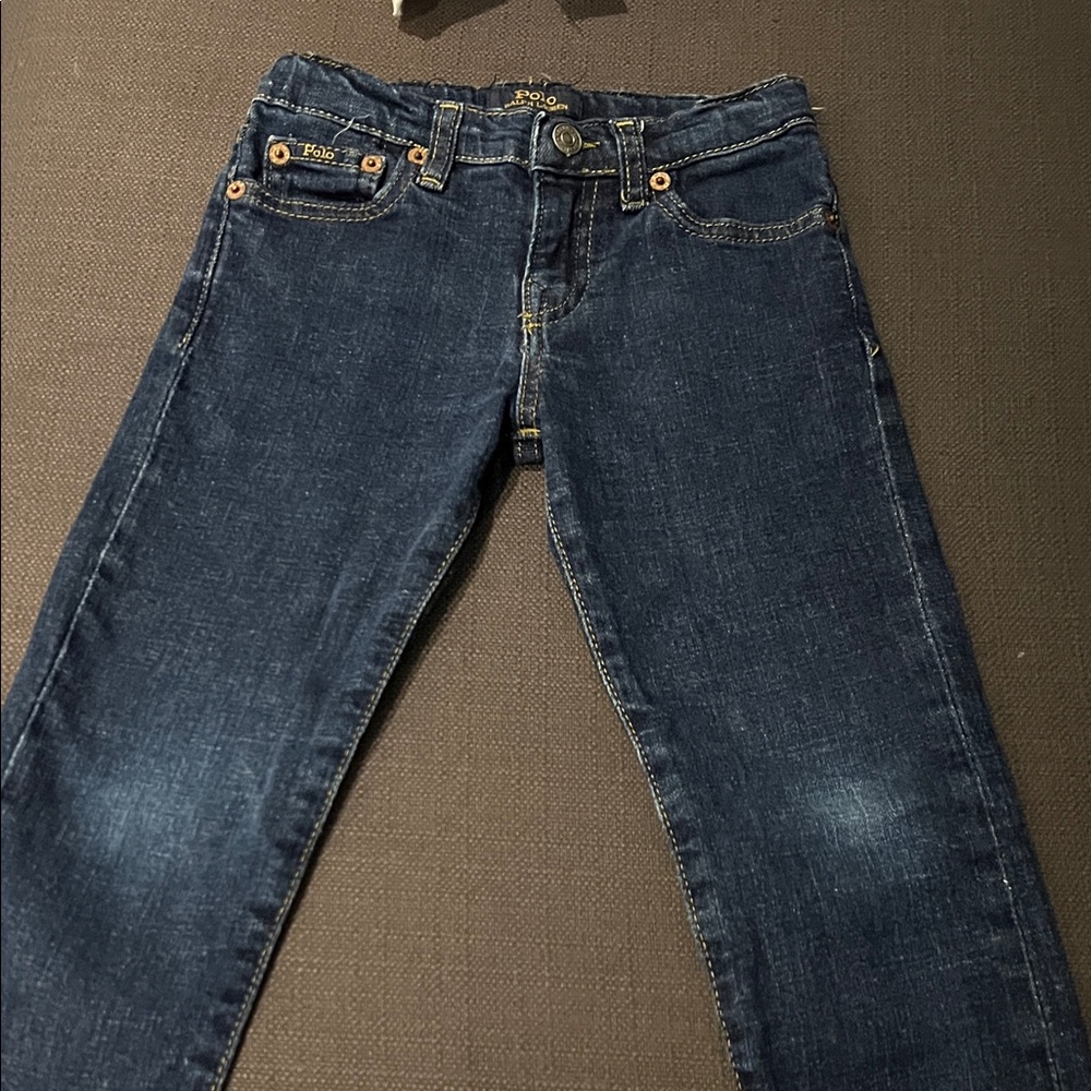 Polo by Ralph Lauren boys Dark Blue Straight Jeans